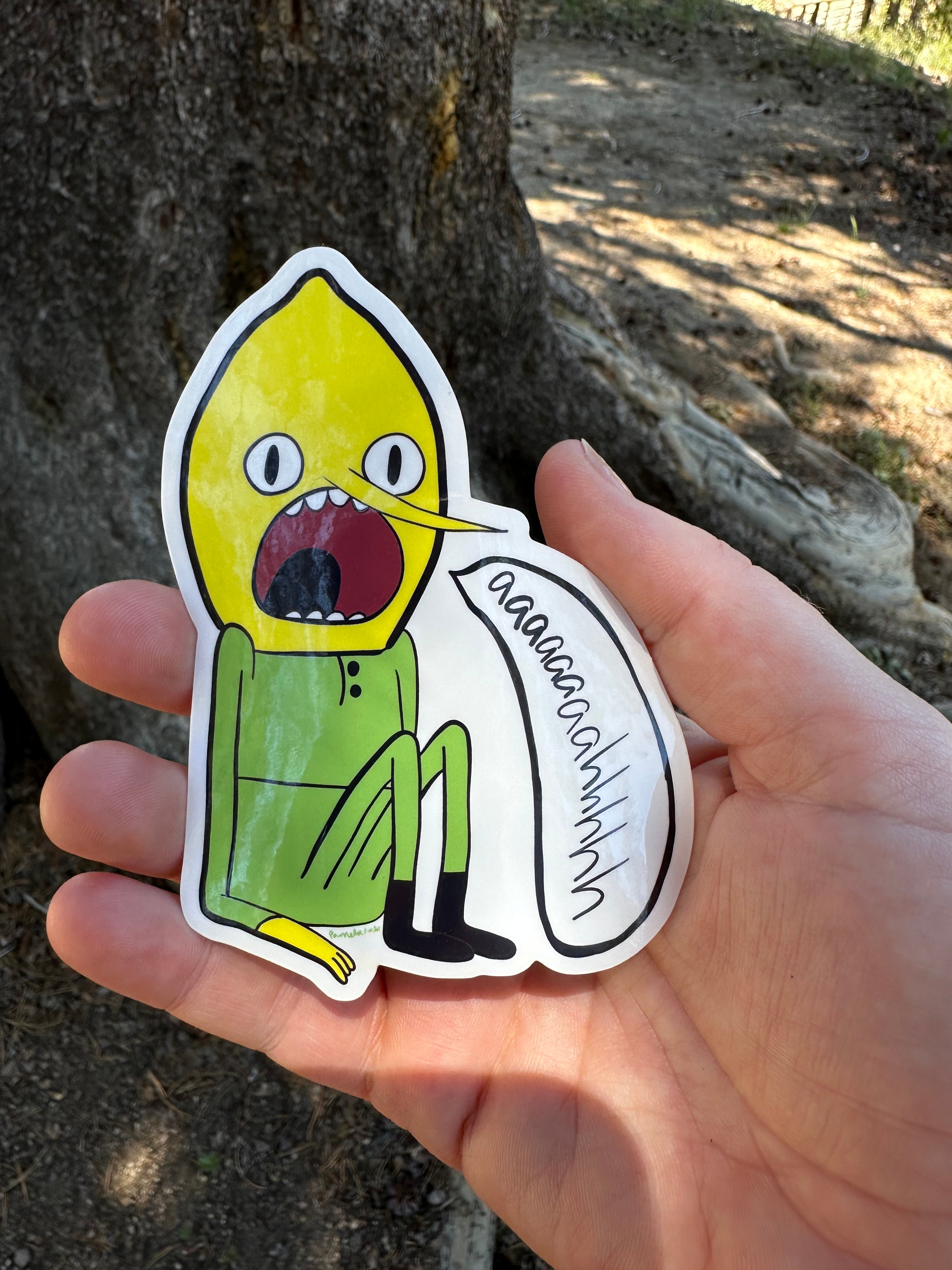 Lemongrab Adventure Time Sticker