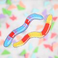 Gummy worms stickers