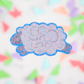 Jumping Glitter Lamb Sticker