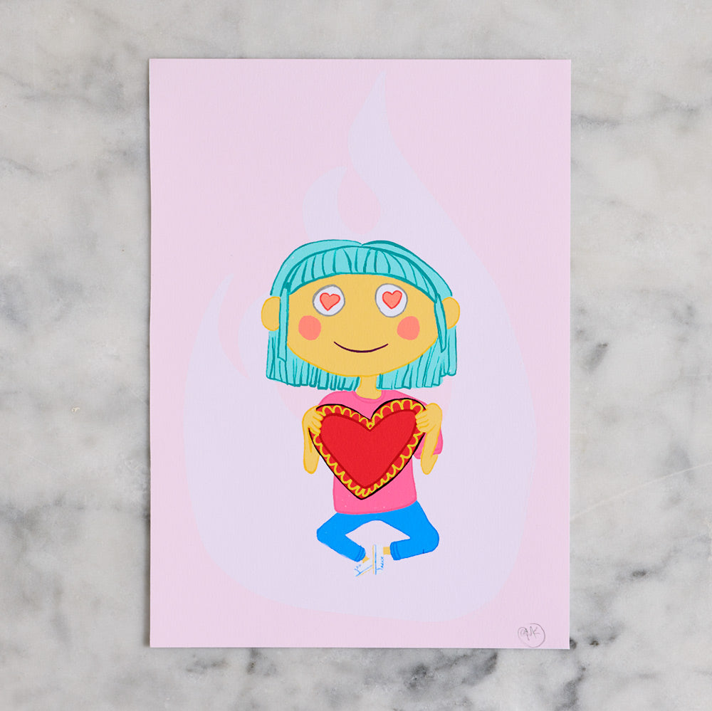"Ghostie Lover Girl" Archival Ink Giclee Print