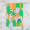 Skeleton Family 5x7 Postcard Print