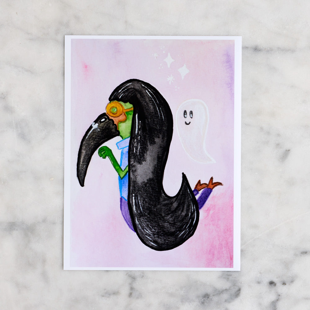 "Zombie Girl" Archival Ink Giclee Print